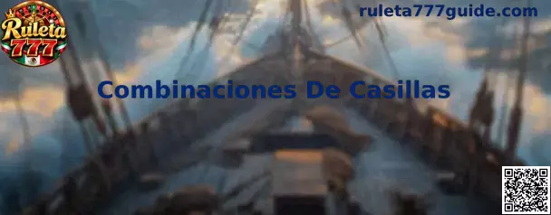 Ejemplo educativo de Combinaciones De Casillas en un tapete digital de Ruleta 777