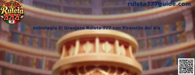 Imagen ilustrativa de la estrategia El Granjazo Ruleta 777 con Pirámide del día y análisis numérico