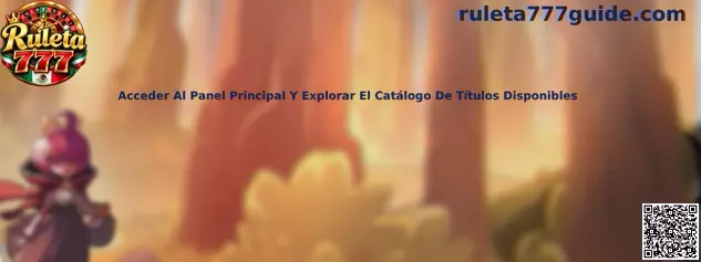Guía visual para acceder al panel principal de Ruleta 777 y explorar las categorías de juegos disponibles