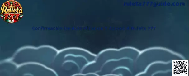 Guía visual sobre la confirmación de autenticación y acceso a Ruleta 777