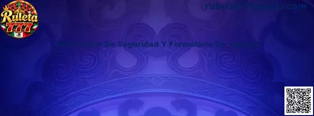 Verificación de seguridad y formulario de ingreso en Ruleta 777