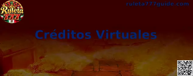 Créditos virtuales utilizados para practicar en una simulación de Ruleta 777