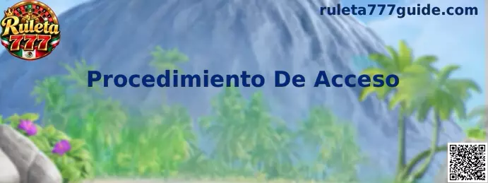 Guía visual del procedimiento de acceso a Ruleta 777 desde computadora y celular